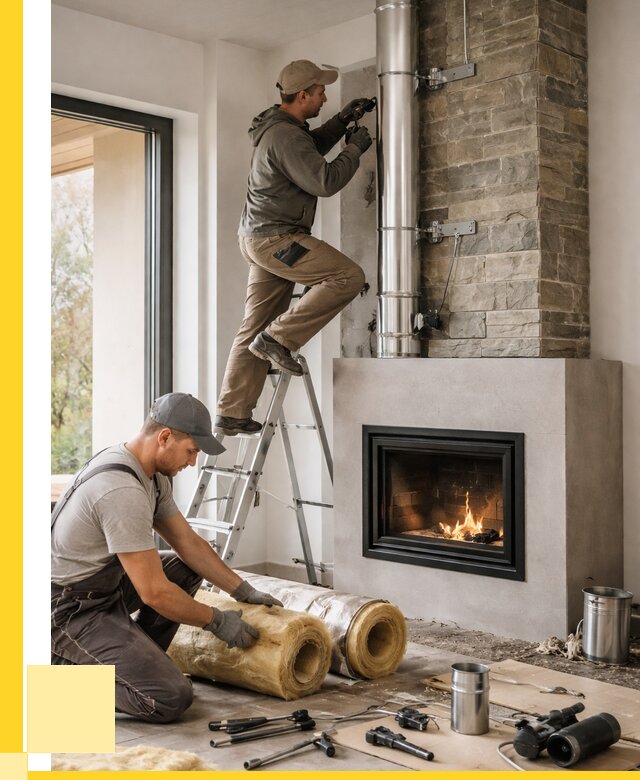 Монтаж дымоходов для каминов в Салехарде от 16056 р. ЭриданСлх