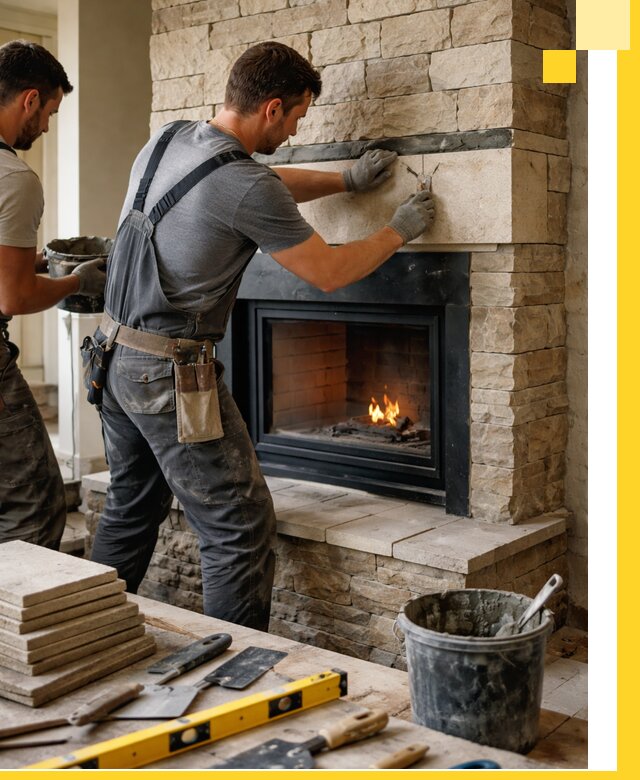 Проектирование и установка открытых каминов в Салехарде