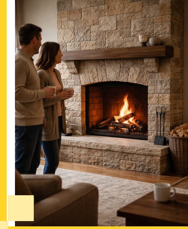 Каменные камины на заказ в Салехарде от 192672 р. | ЭриданСлх