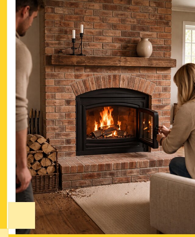 Кирпичные камины под ключ в Салехарде от 160560 р. | ЭриданСлх