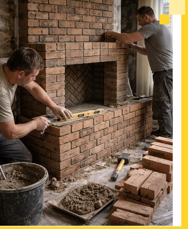 Изготовление и установка кирпичных каминов в Салехарде