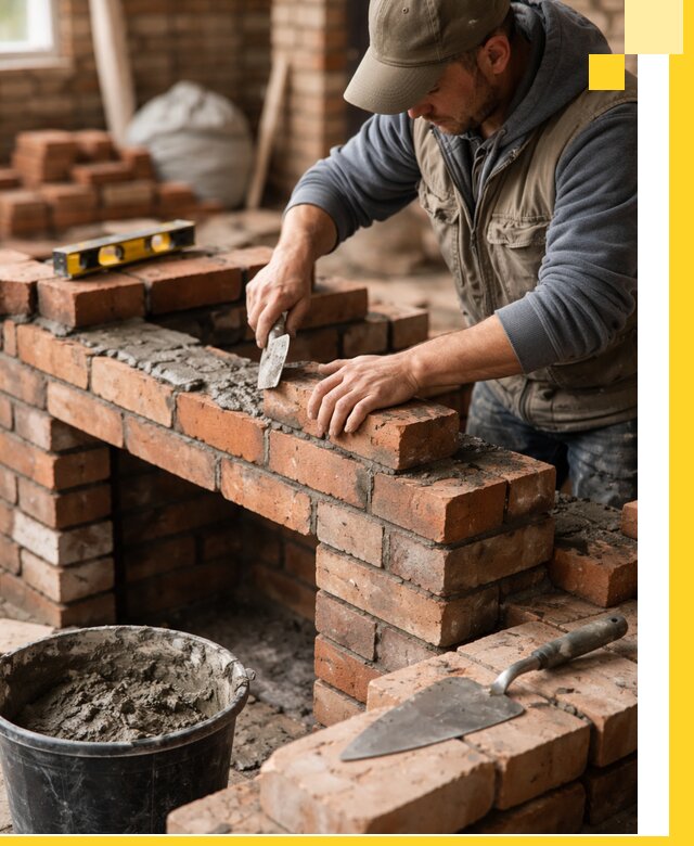 Кладка каминов под ключ в Салехарде профессиональная отделка и монтаж