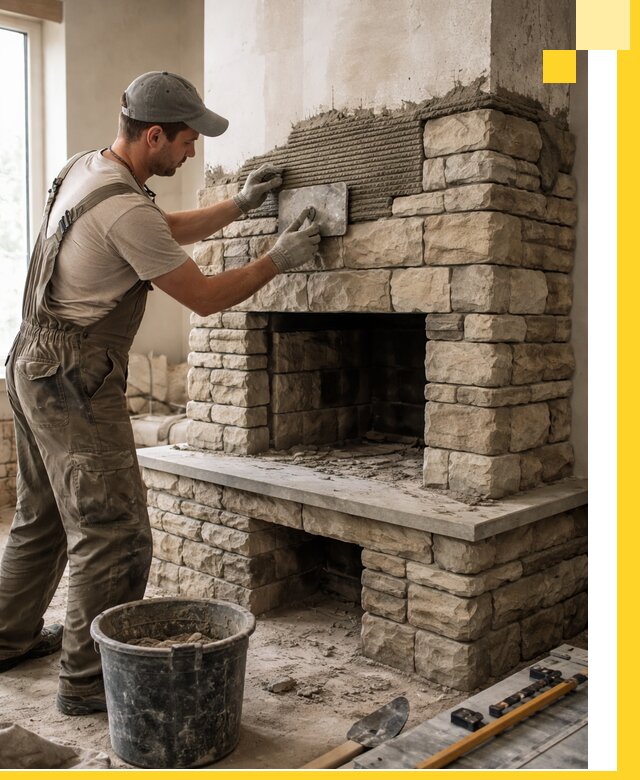 Строительство каминов под ключ в Салехарде от проектирования до монтажа