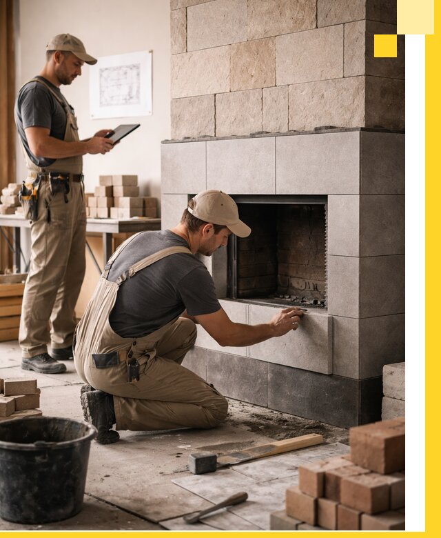 Индивидуальные проекты каминов и каминных систем в Салехарде