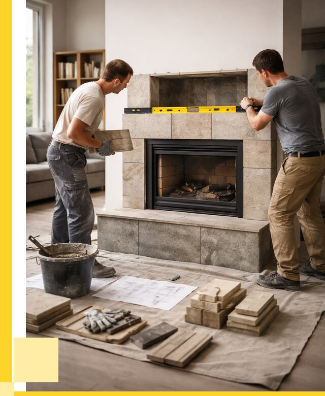 Монтаж каминов и установка в Салехарде от 48168 р. | ЭриданСлх