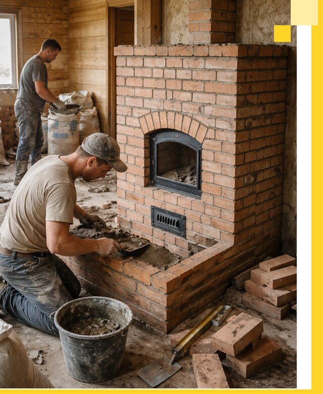 Профессиональное строительство печей в Салехарде под ключ