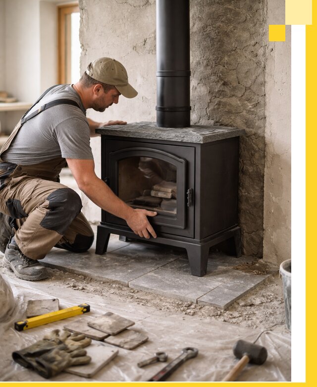 Профессиональный монтаж печей и каминов в Салехарде под ключ