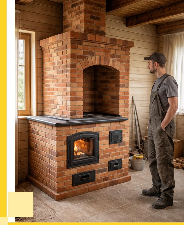 Кирпичные печи в Салехарде: купить от 160560 р. | ЭриданСлх