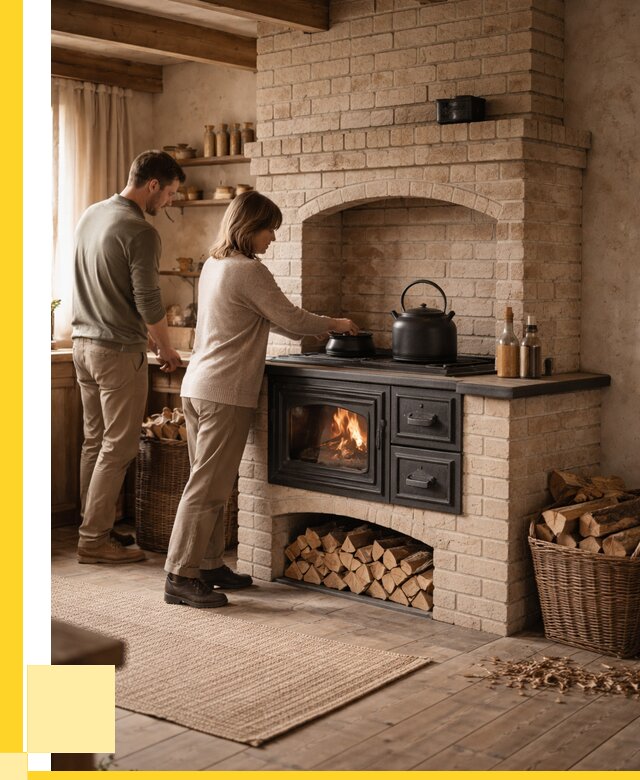 Печи с плитой в Салехарде от 48168 р. | ЭриданСлх — кирпичная печь