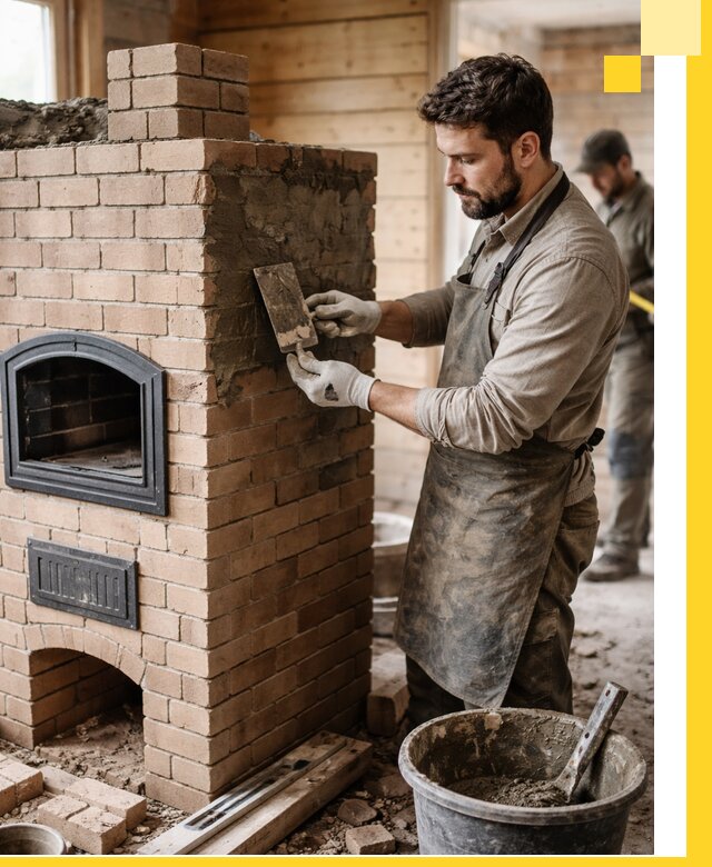 Изготовление и установка печей-шведок под ключ в Салехарде