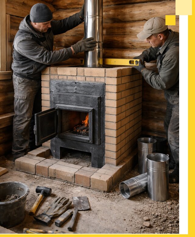 Проектирование, изготовление и установка банных печей в Салехарде