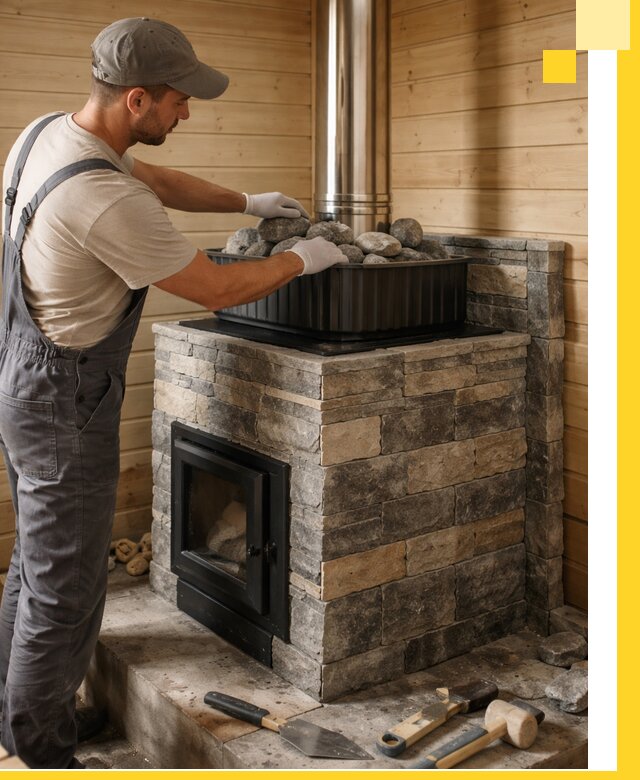 Печи для парной в Салехарде, производство, монтаж и обслуживание