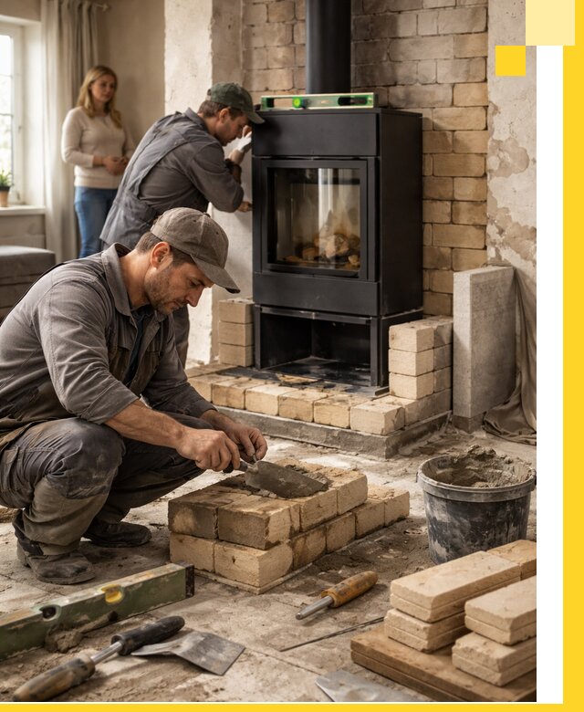 Печи и камины под ключ: проект, установка в Салехарде