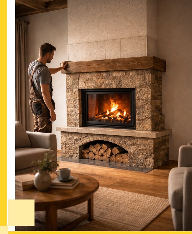 Печи камины для дома под ключ в Салехарде от 58872 р. | ЭриданСлх