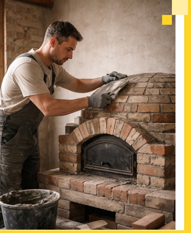 Изготовление и монтаж помпейских печей на заказ в Салехарде