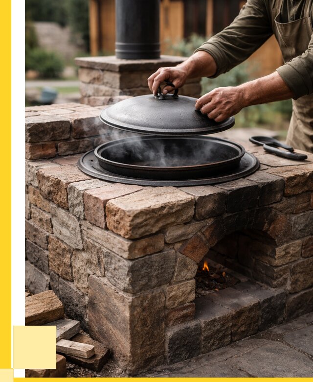 Печи для казана в Салехарде по цене от 19267 р. | ЭриданСлх