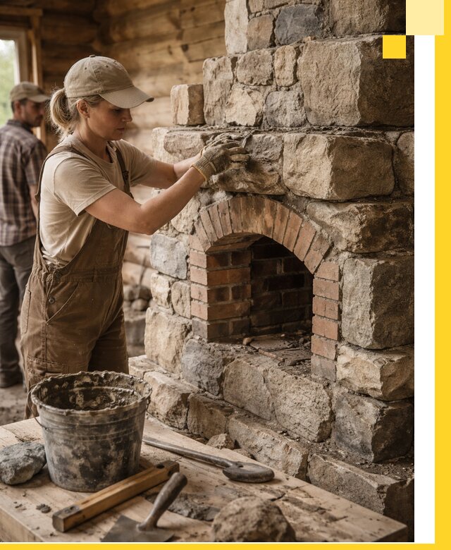 Каменные печи на заказ и монтаж в Салехарде, долговечные решения