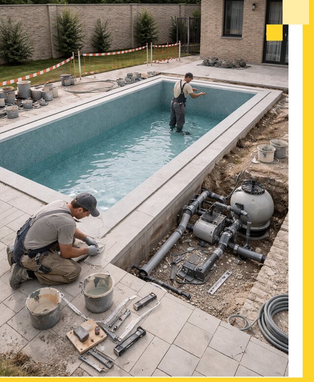 Строительство бассейнов под ключ в Салехарде: проекты и монтаж