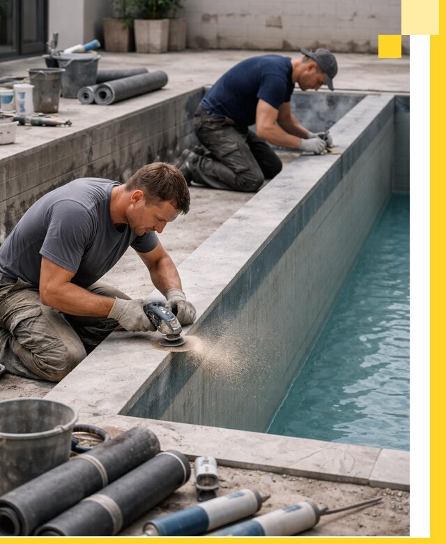 Профессиональный ремонт бассейнов под ключ в Салехарде