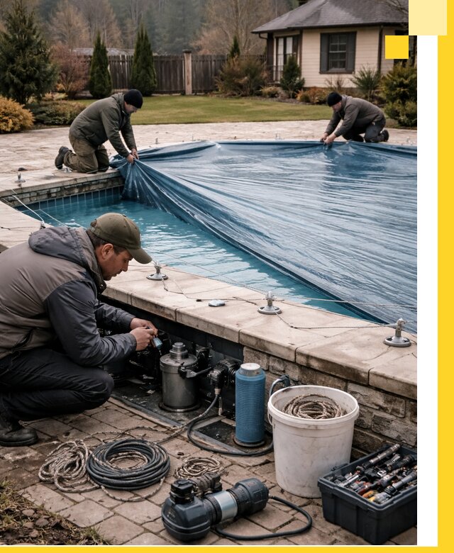 Консервация бассейнов в Салехарде: подготовка к длительному хранению