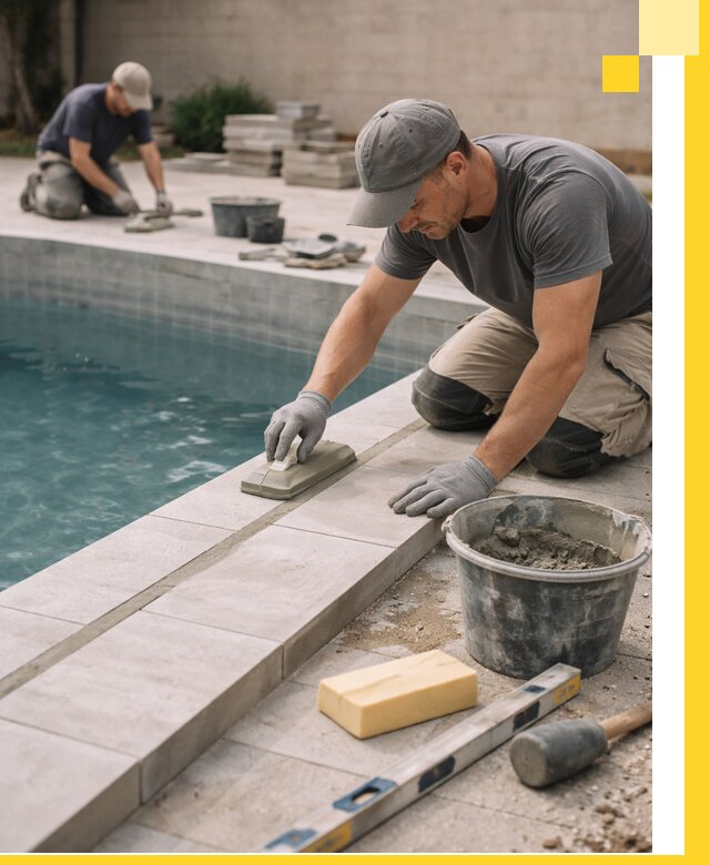 Отделка бассейнов в Салехарде: декоративная отделка и гидроизоляция