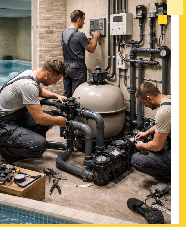 Комплексное оборудование для бассейнов под ключ в Салехарде