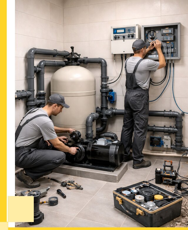 Монтаж оборудования для бассейнов в Салехарде от 42816 р. | ЭриданСлх