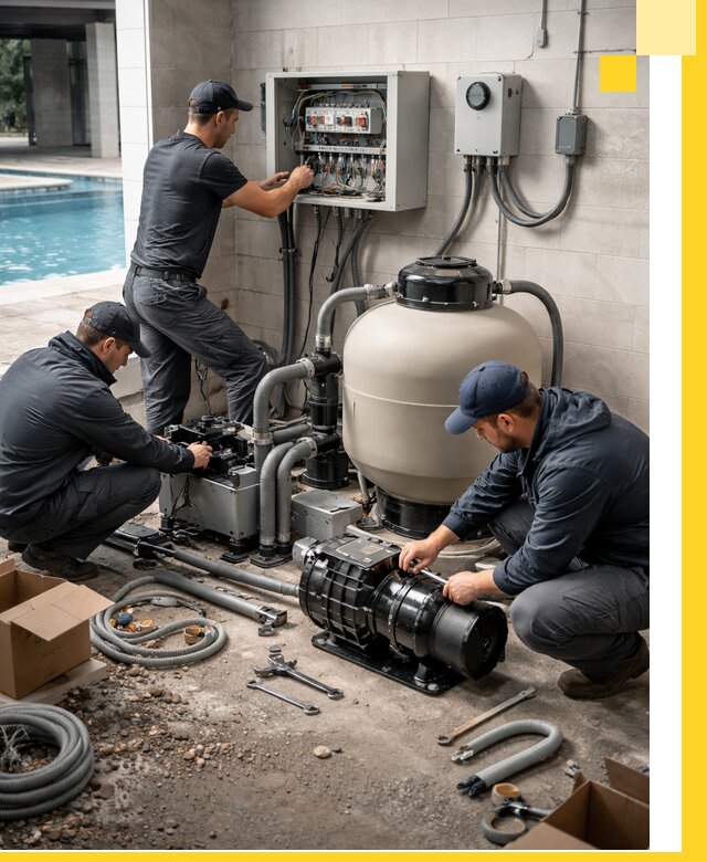 Профессиональный монтаж оборудования для бассейнов в Салехарде