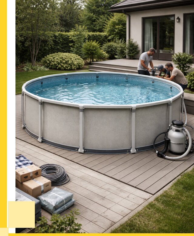 Купить каркасные бассейны в Салехарде от 48168 р. | ЭриданСлх