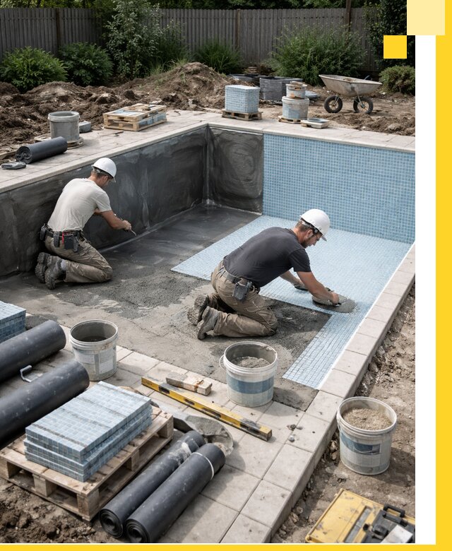 Проектирование и строительство стационарных бассейнов в Салехарде