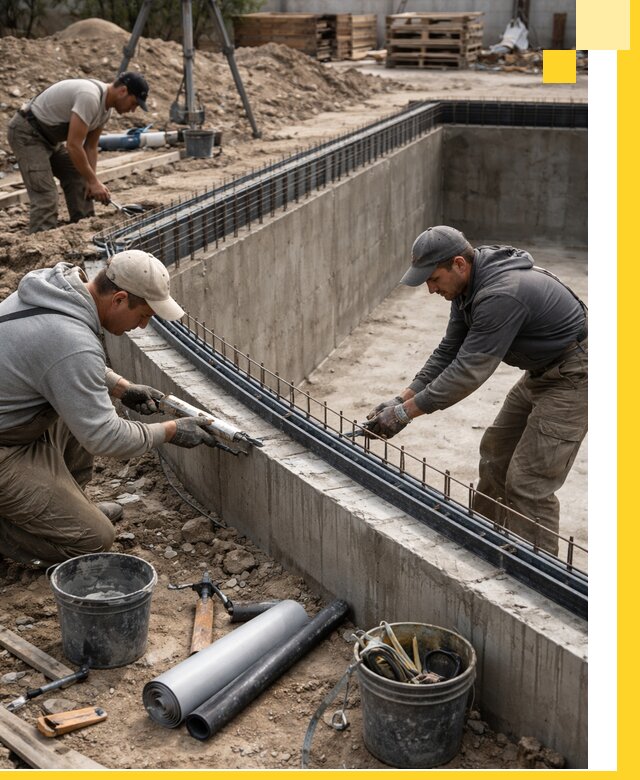 Качественный монтаж чаши бассейна в Салехарде под ключ с гарантией