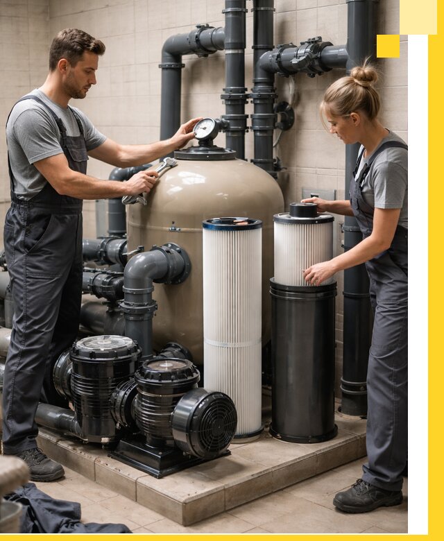 Фильтры и системы фильтрации для бассейнов в Салехарде