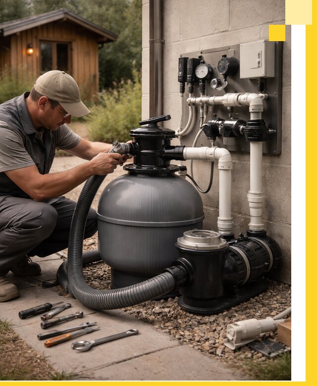 Продажа и монтаж фильтров и насосов для бассейнов в Салехарде