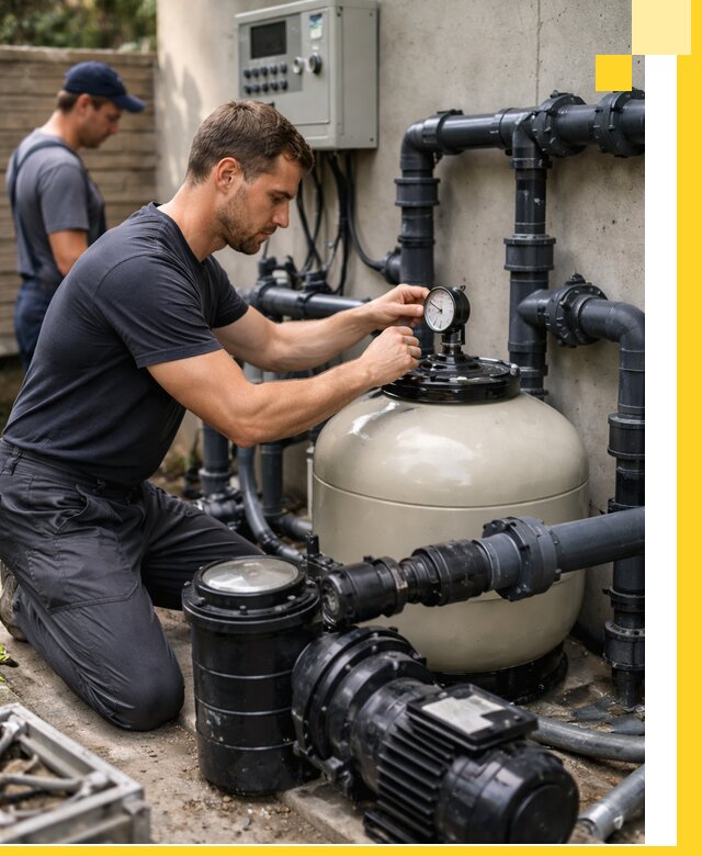 Поставка и монтаж фильтровального оборудования для бассейнов в Салехарде