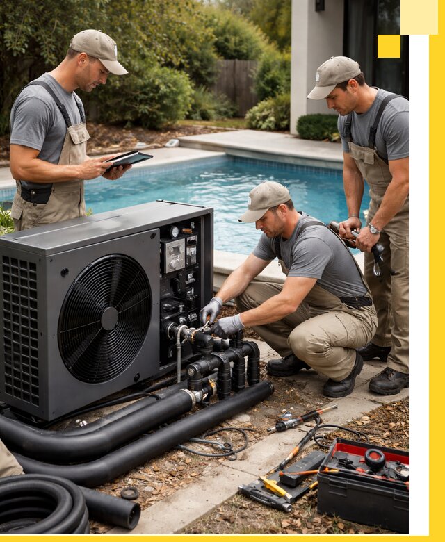 Проектирование и установка тепловых насосов для бассейнов в Салехарде