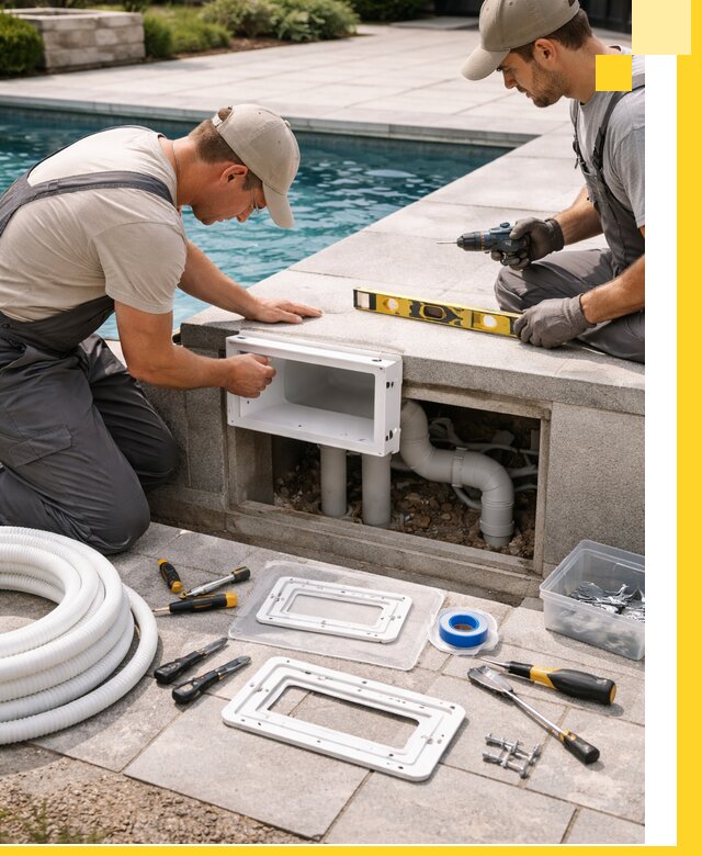 Поставка и установка скиммеров для бассейнов в Салехарде