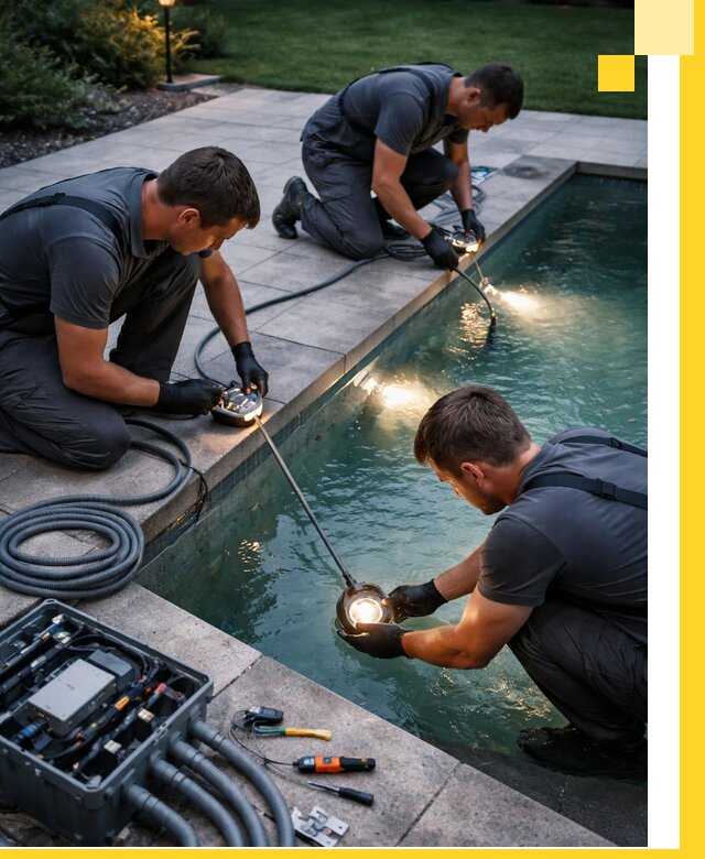 Профессиональное освещение бассейнов в Салехарде: дизайн и монтаж