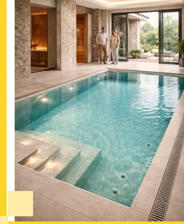 Бассейн во дворе в Салехарде: проект, отделка от 1284480 р. | ЭриданСлх