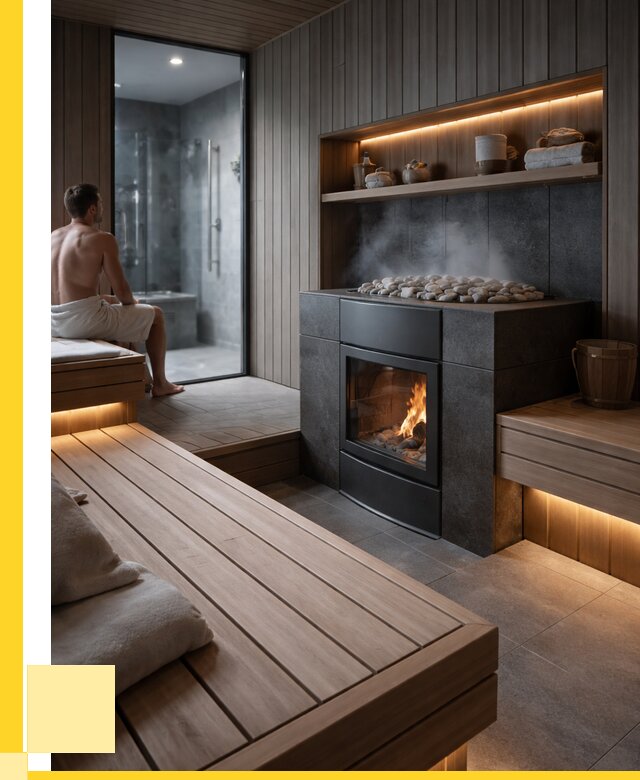 Проект сауны в частном доме в Салехарде от 37464 р. | ЭриданСлх