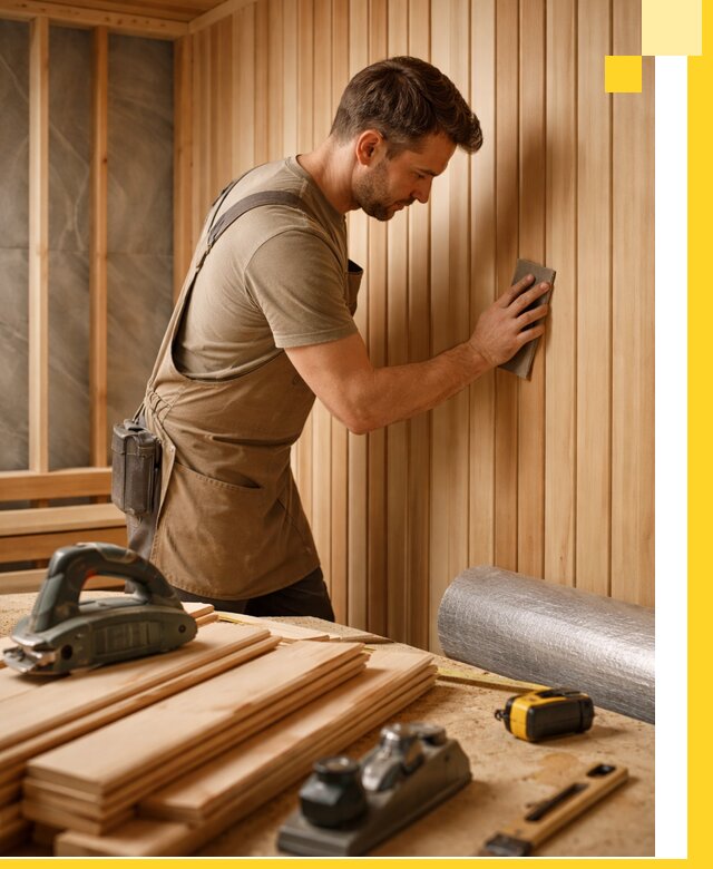 Профессиональная отделка саун и парных под ключ в Салехарде