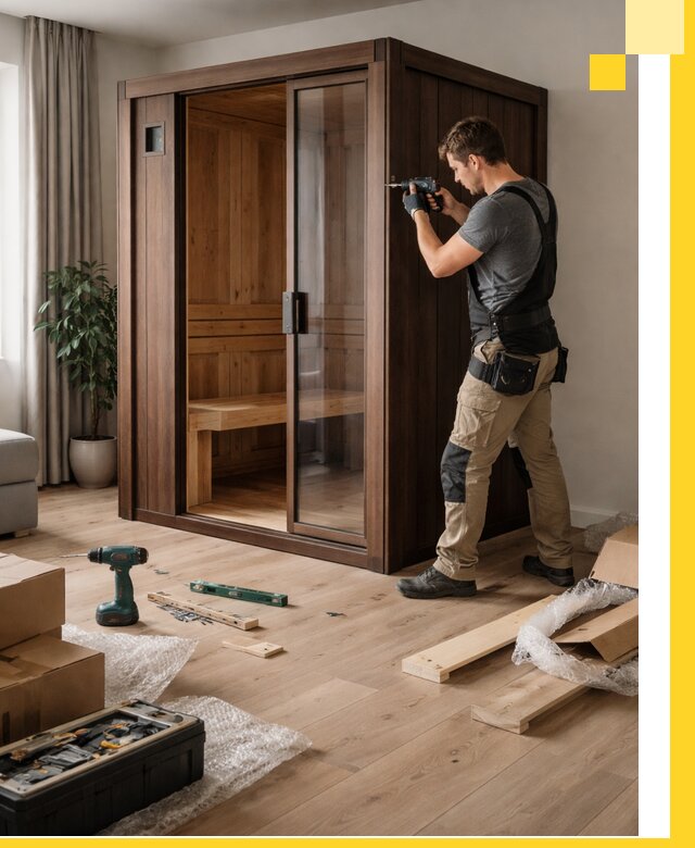 Установка и производство мини саун под ключ в Салехарде