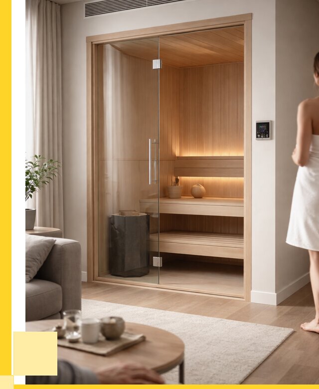 Сауна в квартире под ключ в Салехарде от 128448 р. ЭриданСлх