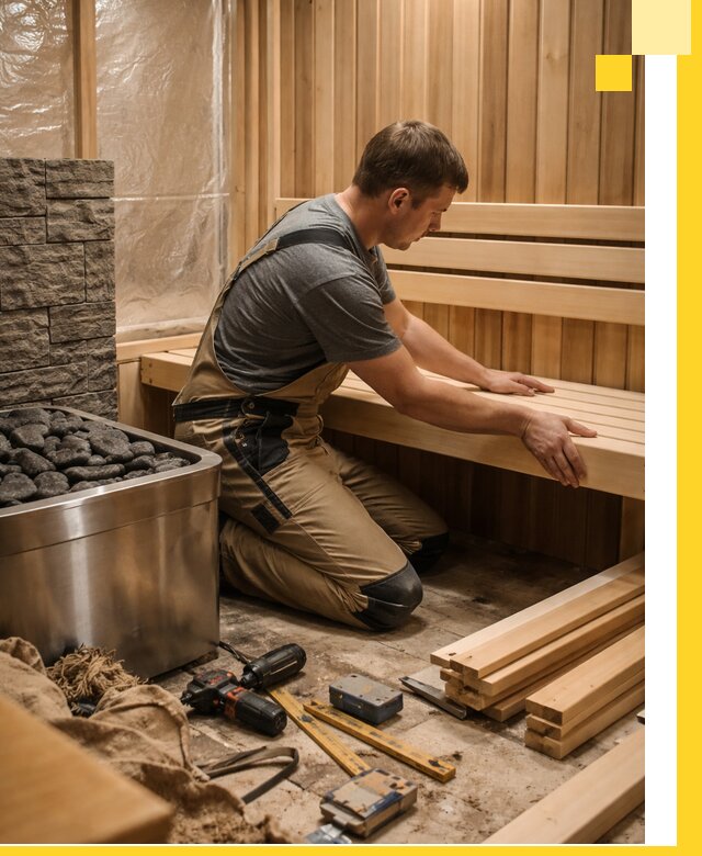 Сауны для дома под ключ с проектированием и монтажом в Салехарде