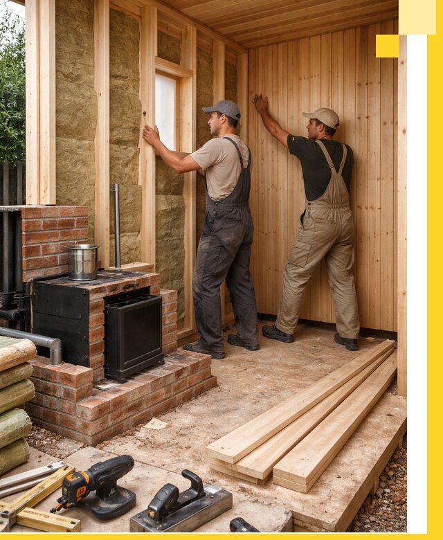 Строительство и установка дачных саун под ключ в Салехарде