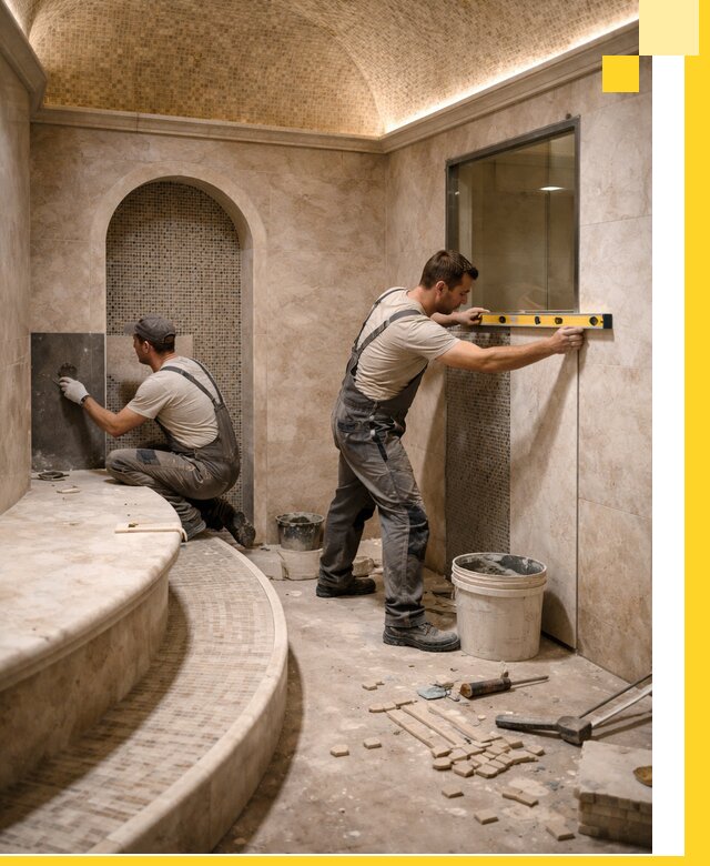 Проектирование и строительство саун с хамамом под ключ в Салехарде