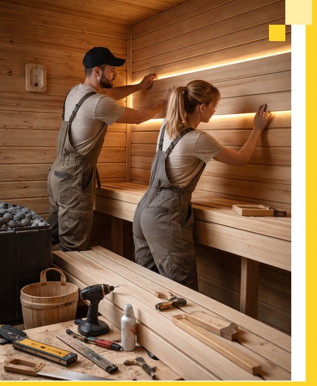 Дизайн саун и бань под ключ с индивидуальным проектом в Салехарде