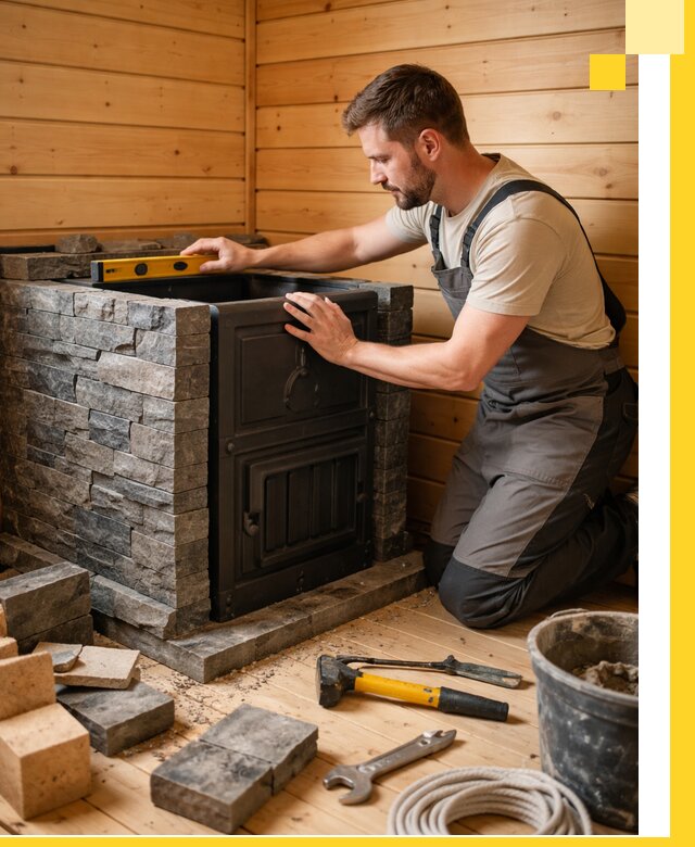 Производство и установка печей для саун под ключ в Салехарде