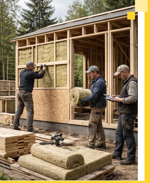 Проектирование и строительство каркасных бань в Салехарде под ключ