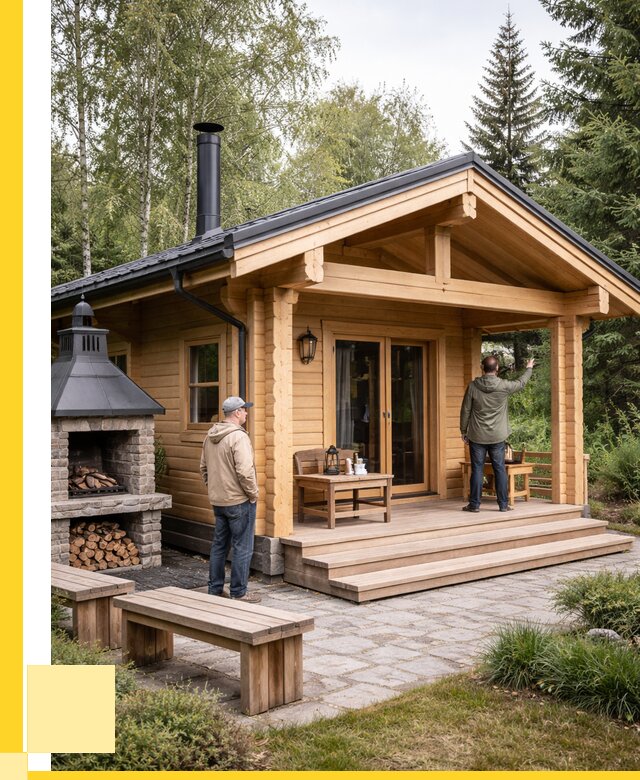 Деревянные бани под ключ в Салехарде от 481680 р. | ЭриданСлх