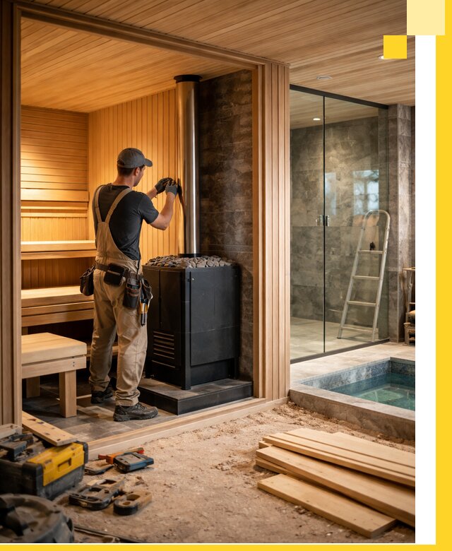 Полное строительство банных комплексов под ключ в Салехарде